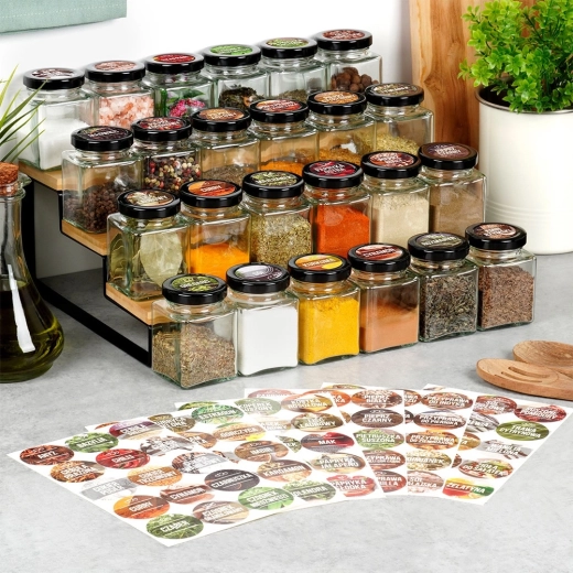 Organisation claire des épices