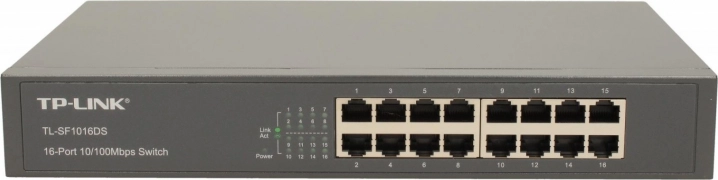 TP-LINK TL-SF1016DS Switch, 16 Ports 10/100Mbps