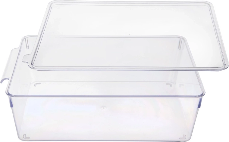 Transparente Ausführung und bequeme Griffe