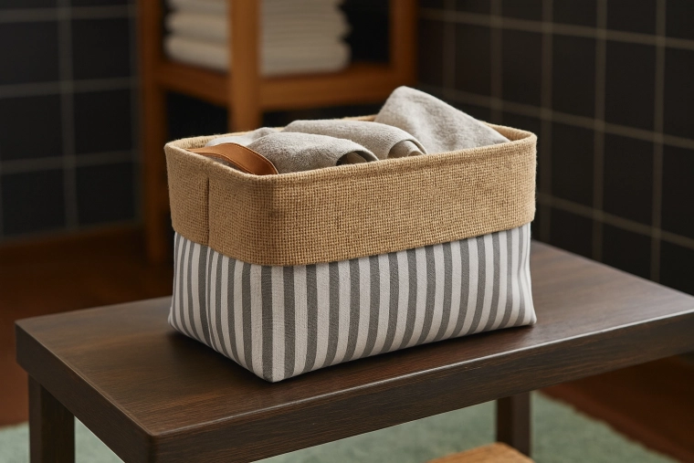 Duurzame stof en verstevigde randen