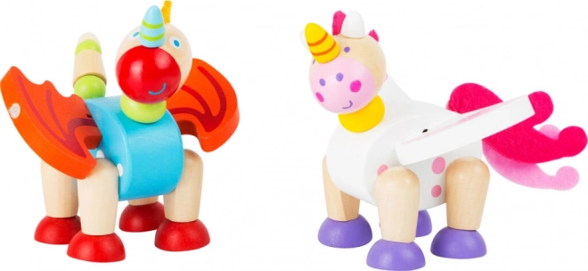 Flexible Wooden Figurine Small Foot – Unicorn