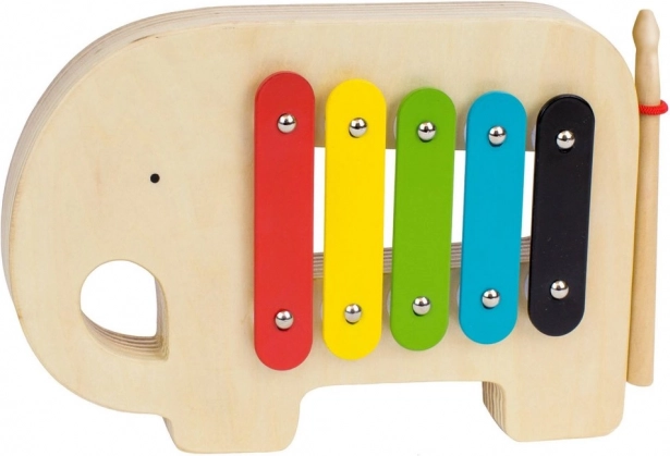 Petit Collage Wooden Elephant Xylophone