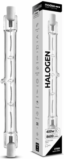 Modee Halogen Bulb R7S 118 mm 400 W Warm White, Dimmable