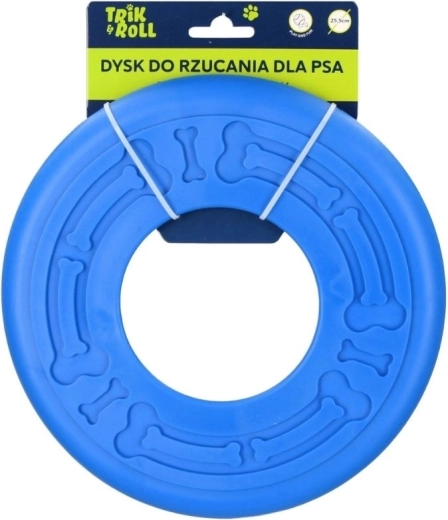 Blue flying dog disc