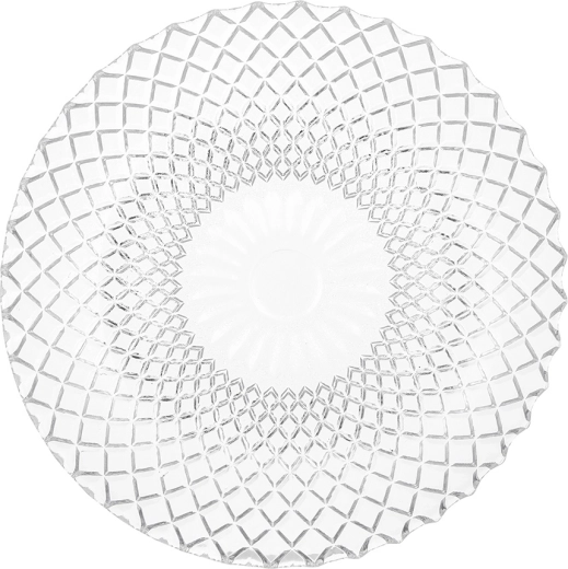 Glass dessert plate Solaris 15.5 cm