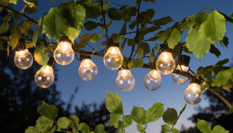 Warm white light for a cozy atmosphere