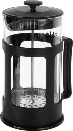 Durable glass carafe and sturdy frame