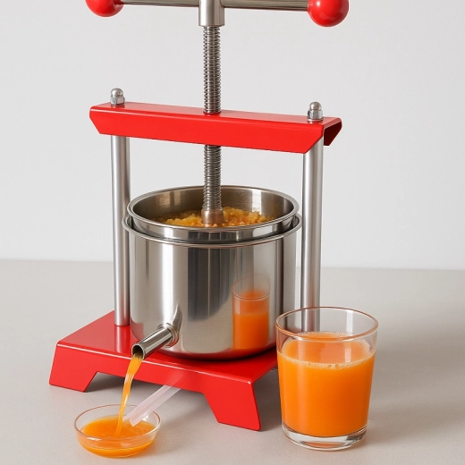 Manual pressing without electricity