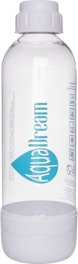 Weiße Sodawasserflasche AQUADREAM 1,1 l