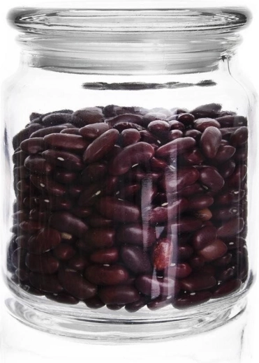 Neat storage in pantry and on the counter