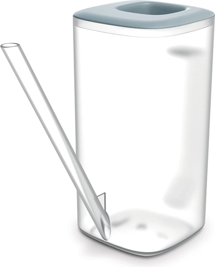 Gieter Tubi 1,6 l – transparant/lichtgrijs