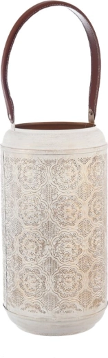 Mandala-kandelaar beige-goud