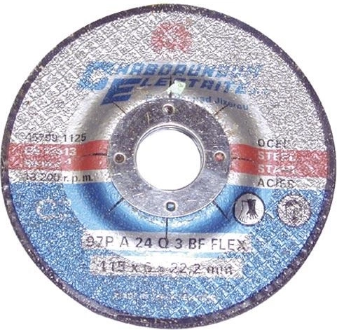 Snijschijf voor staal en roestvast staal 125 × 1,6 × 22,2 mm
