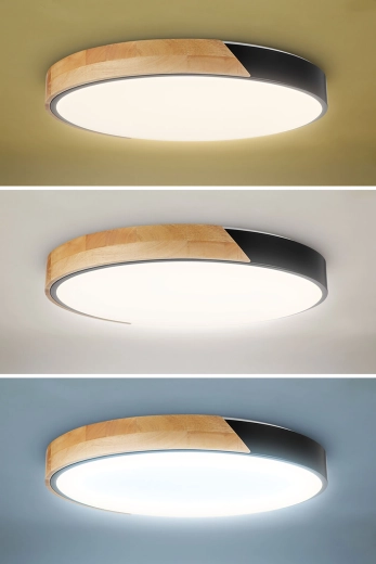 Design voor moderne interieurs: eik + zwart accent