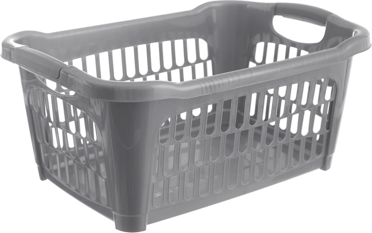 Hobby offener Wäschekorb 25 l, grau