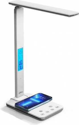 Lampe de bureau LED avec charge sans fil
