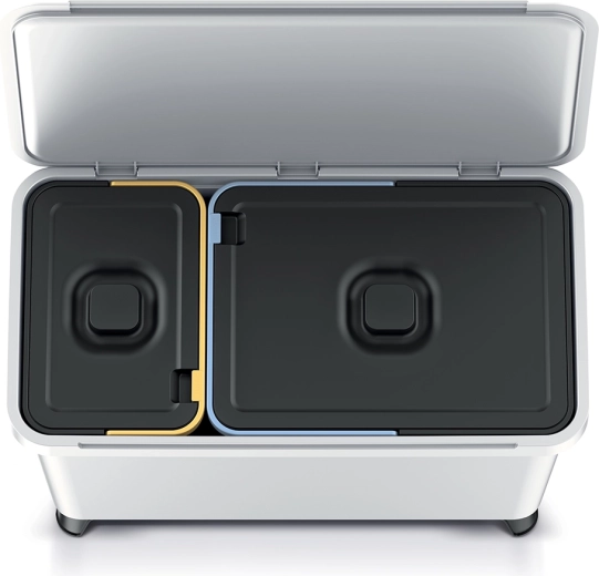 Deux bacs séparés pour un tri rapide