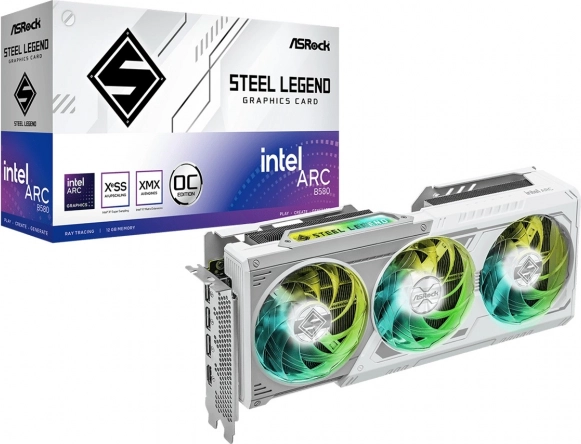asrock steel legend b580 12gb oc gddr6 grafische kaart