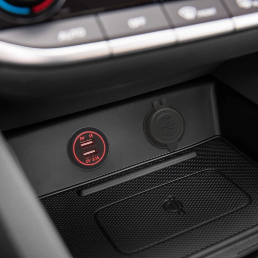 Inbouw dubbele USB-aansluiting voor de auto