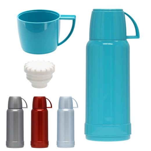 Thermosfles Pick Me Up 1 l met glazen binnenfles