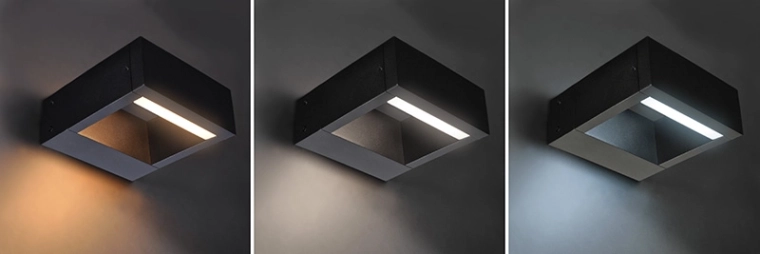 Sélection de la couleur de la lumière (3 CCT) avec un seul interrupteur