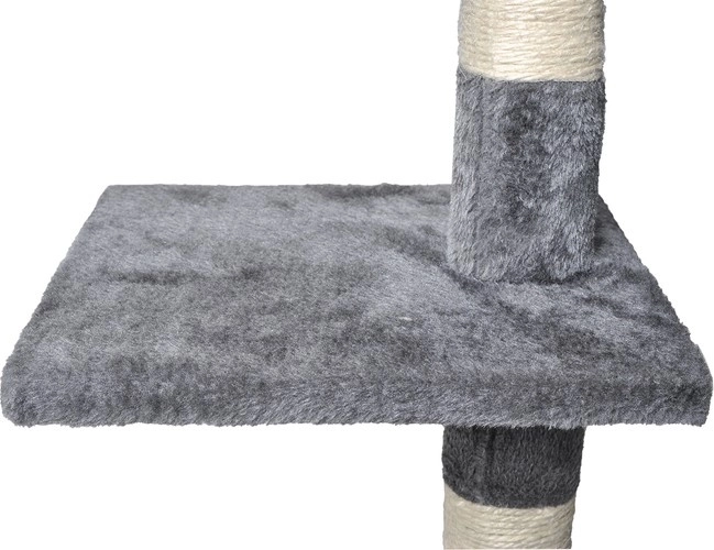 Sisal-Kratzfläche und bequemer Plüsch