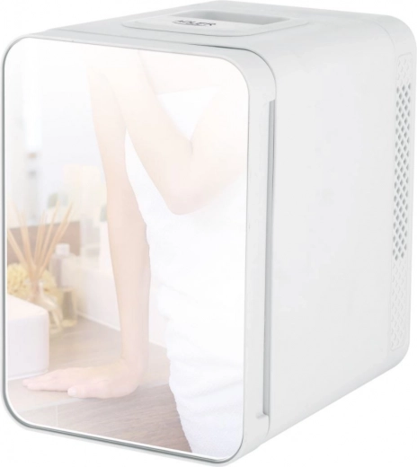Mini Fridge 4L White with Mirror
