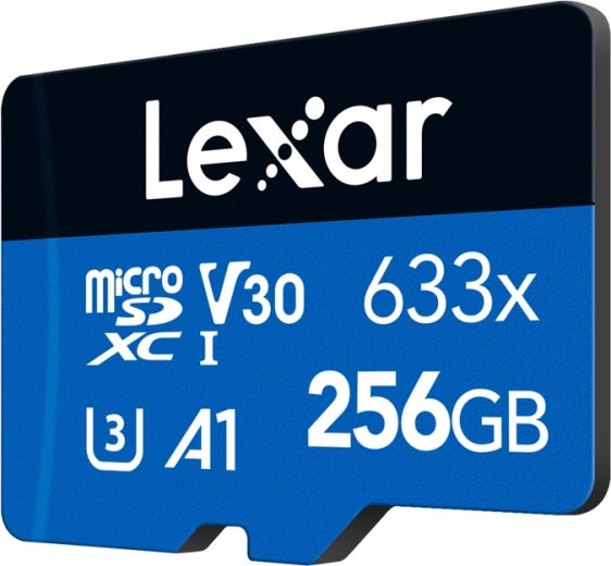 256 GB of storage always at hand