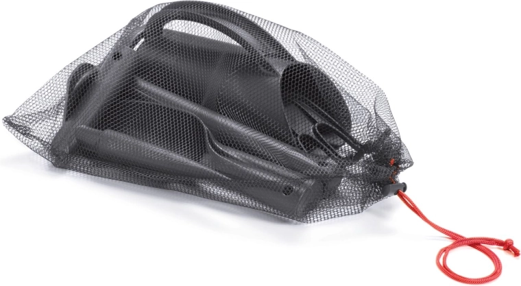 Everything at hand in a mesh bag