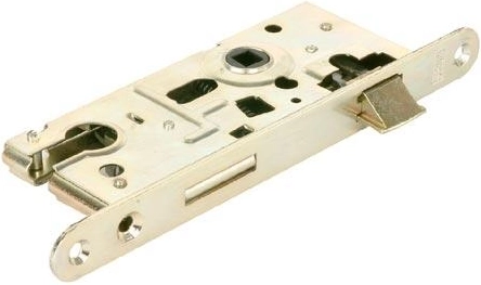 Serrure à encastrer pour cylindre K105 72/60, réversible droite/gauche, zinc blanc