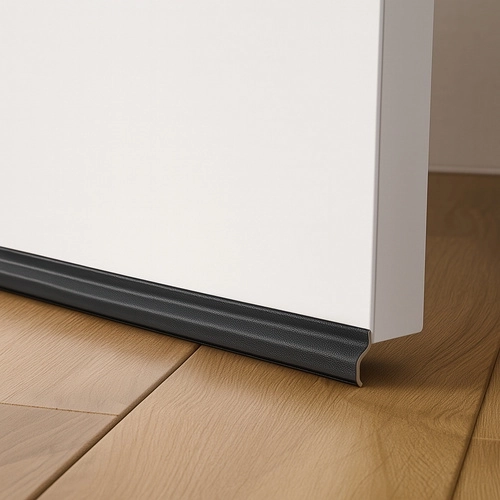 Sealing the bottom gap under the door