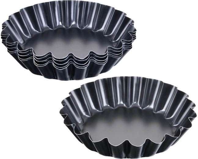 Orion Metallförmchen für Tartalettes 9 cm – 6 Stück