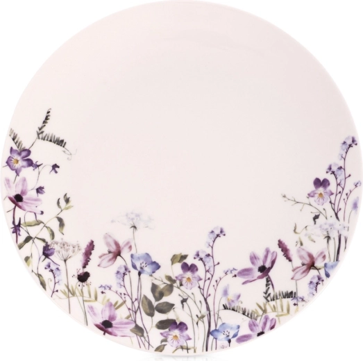 Porcelain shallow dinner plate Louka 24 cm