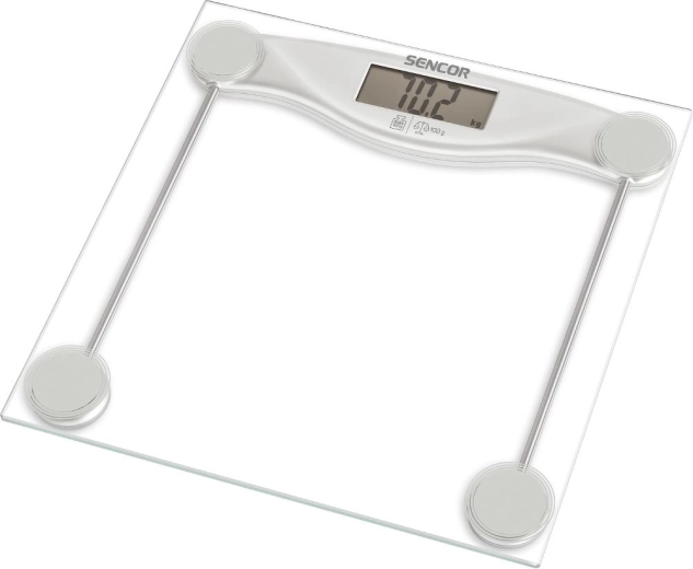 Pèse-personne numérique Sencor avec verre trempé