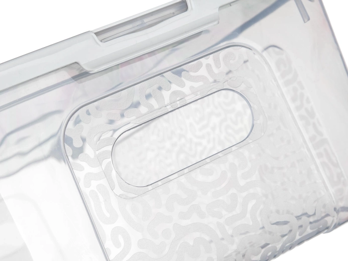 Couvercle sécurisé et transport facile