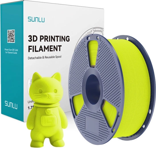 Sunlu PLA Matte filament lichtgroen