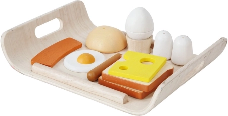 PlanToys set de petit-déjeuner en bois pour enfants
