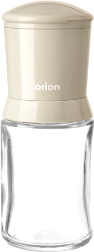 Orion manual mill for sesame and flax seeds, glass/plastic, 12.5 cm