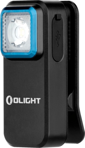 Olight Oclip Black Clip-On Rechargeable Flashlight