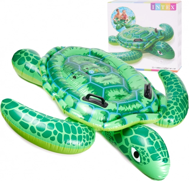 Inflatable Mattress Turtle INTEX for Kids with Handles 150cm