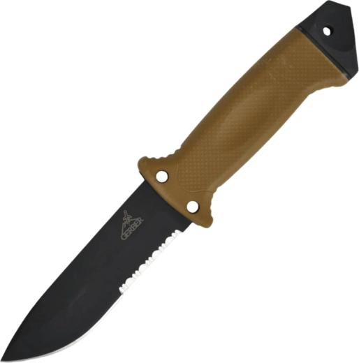 Gerber LMF II Infantry vast mes coyote brown 12,5 cm