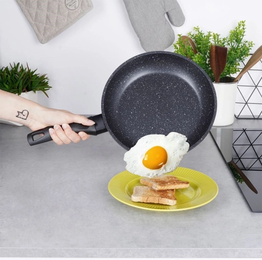 Anti-aanbak granietoppervlak zonder PFOA en PTFE