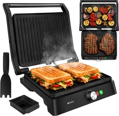 Ruhhy elektrische contactgrill en sandwichmaker 2000 W