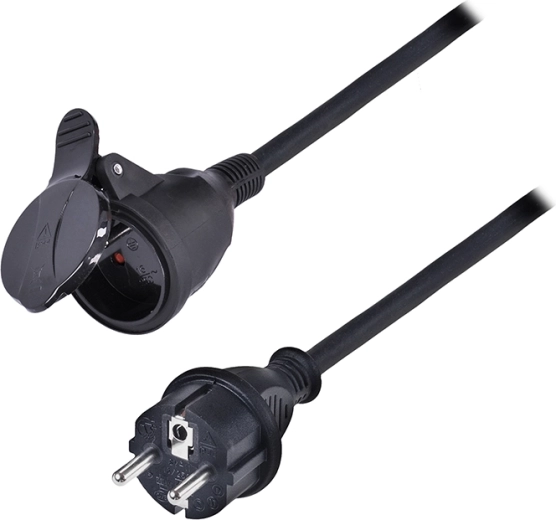 Solight verlengsnoer 10 m met 1 stopcontact IP44