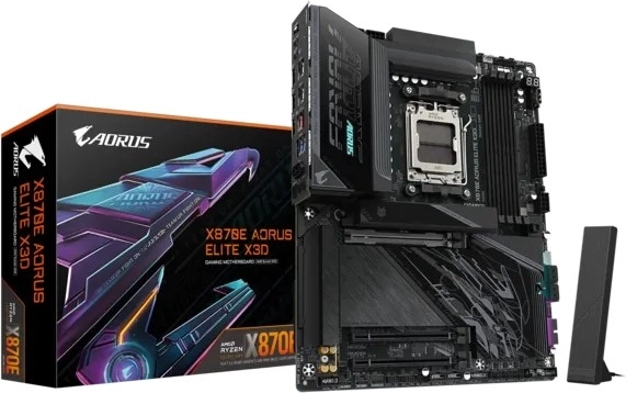 Carte mère Gigabyte X870E AORUS Elite X3D