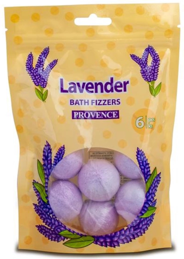 Bruisballen voor in bad Provence lavendel 6 stuks