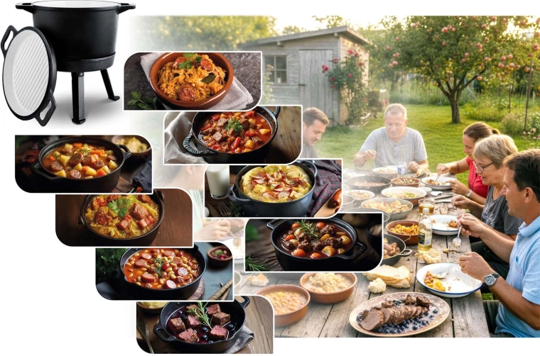 Reversible lid as a grill pan