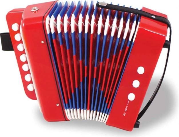 Kinderaccordeon VILAC blauw-wit-rood