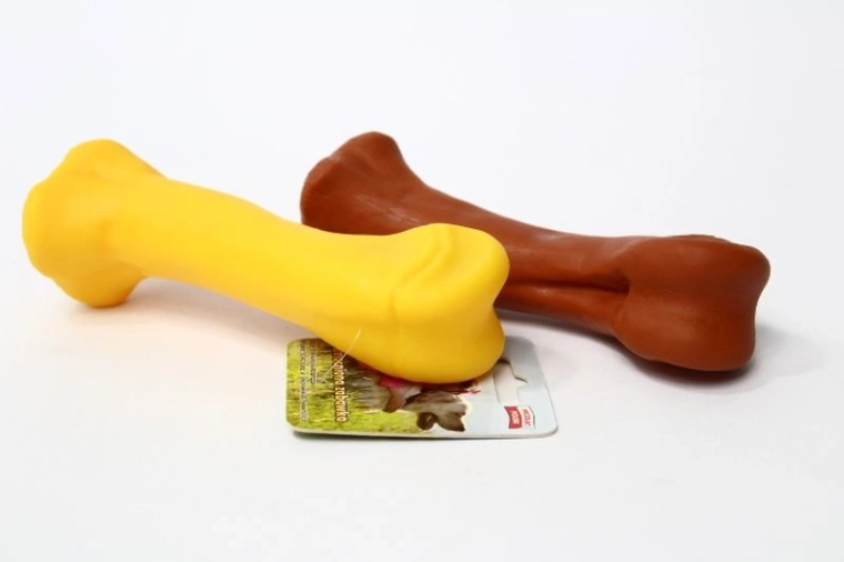 Nefi smooth squeaky bone for dogs 15.4 cm
