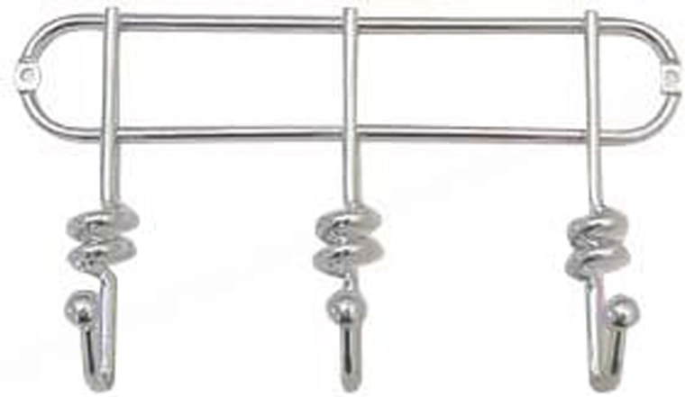 Toro Twist wall-mounted coat hook with 3 hooks